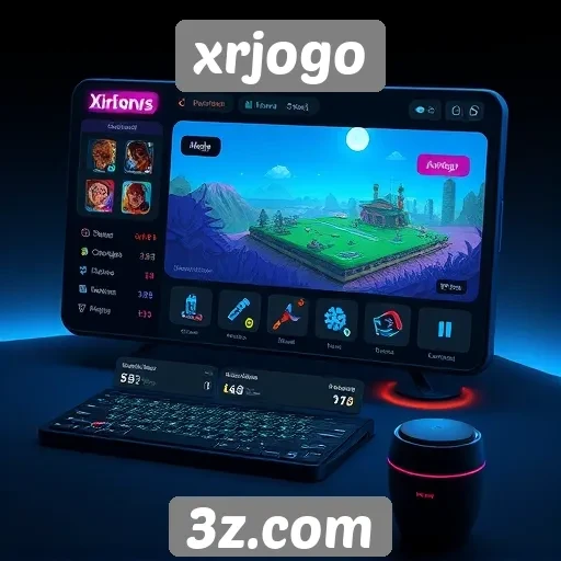 Interface do usuário do xrjogo em foco